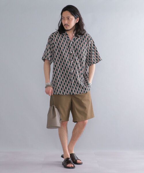 SHIPS(シップス)の「*SHIPS: ジオメトリック / ドット 総柄 リラックスフィット オープンカラー シャツ(シャツ/ブラウス・メンズ・ブラック/ブラウン/イエロー・SMALL/MEDIUM/LARGE)」の10枚目の写真