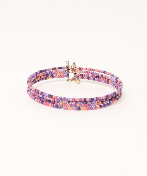 チャイハネ（チャイハネ）の「【チャイハネ】ミティミックスバングル（バングル/リストバンド・レディース・パープル/レッド/シルバー/ブルー/グリーン/カラフル・FREE）」の4枚目の写真