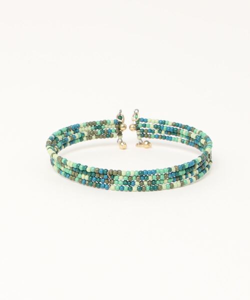 チャイハネ（チャイハネ）の「【チャイハネ】ミティミックスバングル（バングル/リストバンド・レディース・パープル/レッド/シルバー/ブルー/グリーン/カラフル・FREE）」の2枚目の写真