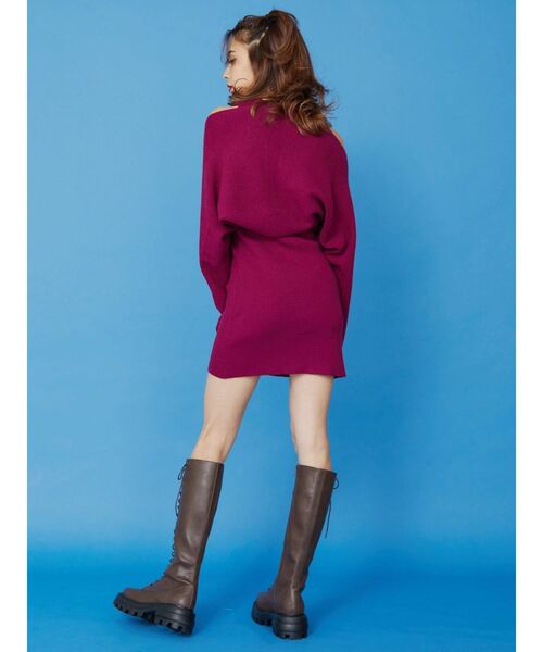 EVRIS(エヴリス)の「ボレロセットニットワンピース(ワンピース・レディース・ブラック/ピンク/ブルー/アイボリー・FREE)」の12枚目の写真