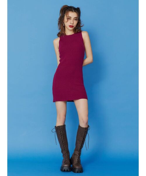 EVRIS(エヴリス)の「ボレロセットニットワンピース(ワンピース・レディース・ブラック/ピンク/ブルー/アイボリー・FREE)」の15枚目の写真