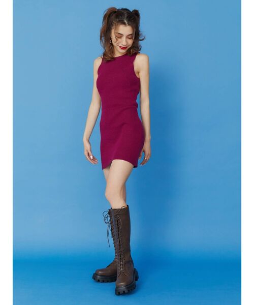 EVRIS(エヴリス)の「ボレロセットニットワンピース(ワンピース・レディース・ブラック/ピンク/ブルー/アイボリー・FREE)」の16枚目の写真