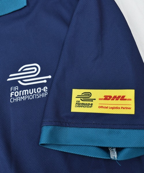 VINTAGE（ヴィンテージ）の「【ヴィンテージ古着】DHL FIA FORMULA-e CHAMPIONSHIP ポロシャツ 企業系（ポロシャツ・メンズ・ブルー・MEDIUM）」の5枚目の写真