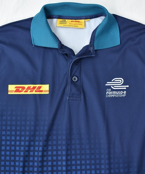 VINTAGE（ヴィンテージ）の「【ヴィンテージ古着】DHL FIA FORMULA-e CHAMPIONSHIP ポロシャツ 企業系（ポロシャツ・メンズ・ブルー・MEDIUM）」の10枚目の写真