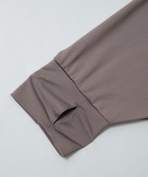 Fashion Letter（ファッションレター）の「ユニセックスuvカットラッシュプルオーバー（ラッシュガード・レディース・ブラック/モカ/ネイビー・FREE）」の9枚目の写真