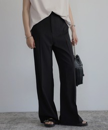 センタープレスワイドパンツ