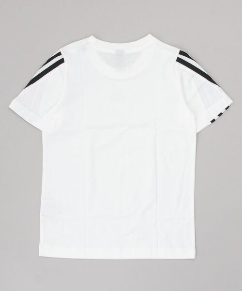 adidas(アディダス)の「フューチャーアイコン スリーストライプス 半袖Tシャツ / アディダス(キッズ/子供用)(Tシャツ/カットソー・キッズ・ブラック×ホワイト/ホワイト×ブラック・140/150/160/130)」の3枚目の写真