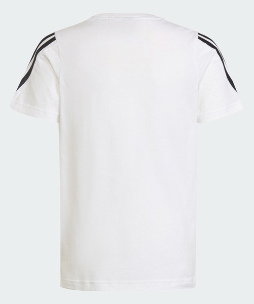 adidas(アディダス)の「フューチャーアイコン スリーストライプス 半袖Tシャツ / アディダス(キッズ/子供用)(Tシャツ/カットソー・キッズ・ブラック×ホワイト/ホワイト×ブラック・140/150/160/130)」の10枚目の写真
