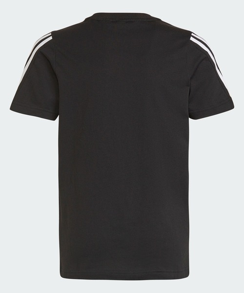 adidas(アディダス)の「フューチャーアイコン スリーストライプス 半袖Tシャツ / アディダス(キッズ/子供用)(Tシャツ/カットソー・キッズ・ブラック×ホワイト/ホワイト×ブラック・140/150/160/130)」の4枚目の写真