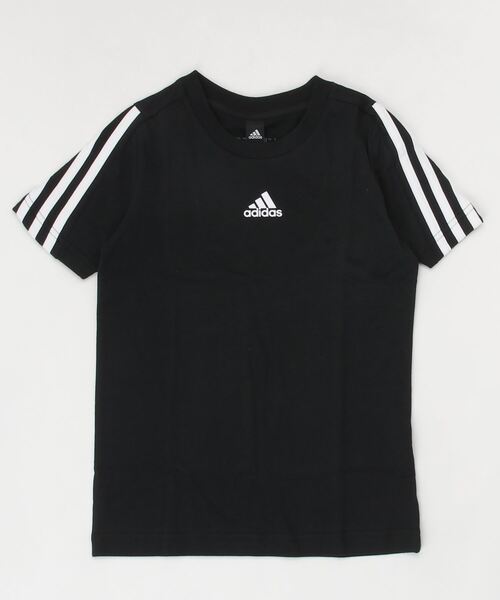 adidas(アディダス)の「フューチャーアイコン スリーストライプス 半袖Tシャツ / アディダス(キッズ/子供用)(Tシャツ/カットソー・キッズ・ブラック×ホワイト/ホワイト×ブラック・140/150/160/130)」の11枚目の写真