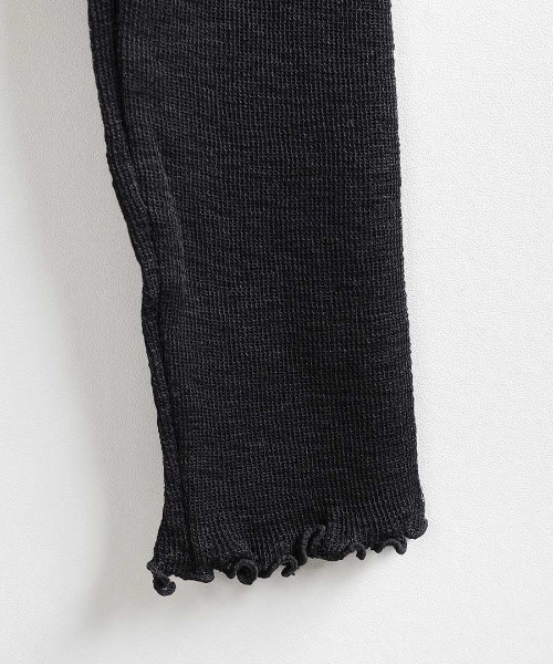 shopnikoniko(ショップニコニコ)の「リボン シアーカーディガン ショート 長袖(カーディガン/ボレロ・レディース・ホワイト/ブラック・フリー)」の7枚目の写真