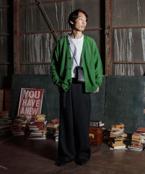 GLOSTER（グロスター）の「【GLOSTER/グロスター】ベルト付き ラップワイドパンツ（その他パンツ・メンズ・ブラック・M/L）」の13枚目の写真