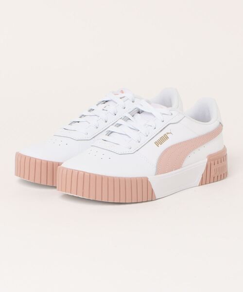 PUMA(プーマ)の「《PUMA》プーマ キャリーナ 2.0(スニーカー・レディース・ブラック×ブラック/ブラック×ホワイト/ホワイト×ブラック/ホワイト×ピンク/ホワイト×ホワイト/ピンク系その他/ホワイト系その他/ホワイト系その他2/ホワイト×ゴールド・23.0cm/23.5cm/24.5cm/24.0cm/25.0cm/22.5cm/25.5cm/26.0cm/22.0cm)」の6枚目の写真