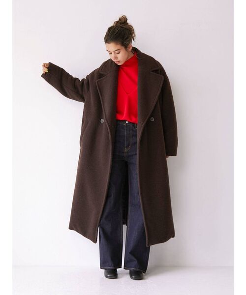 Ungrid(アングリッド)の「ハイウエストルーズストレートデニム(デニムパンツ・レディース・インディゴブルー/ブルー・25inch/26inch/24inch)」の18枚目の写真