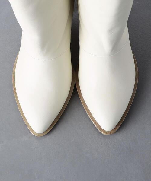 UNITED ARROWS（ユナイテッドアローズ）の「ロングブーツ（ブーツ・レディース・ブラック/オフホワイト・38/35/36/37）」の16枚目の写真