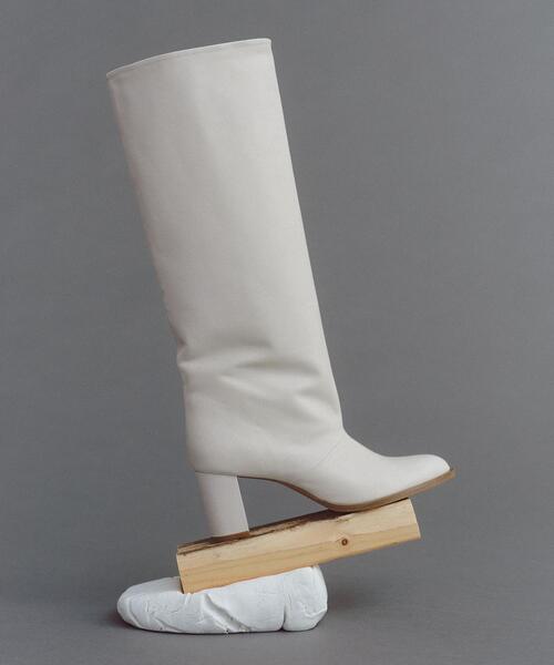 UNITED ARROWS（ユナイテッドアローズ）の「ロングブーツ（ブーツ・レディース・ブラック/オフホワイト・38/35/36/37）」の17枚目の写真