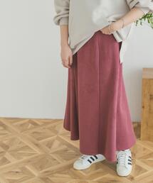 ITEMS URBANRESEARCH | フェイクスエードタックフレアスカート(スカート)