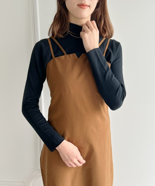 Loueme(ルエム)の「プチハイネックスムーストップス(ニット/セーター・レディース・ホワイト/ブラック/ブラウン/ピンク/アイボリー・FREE)」の22枚目の写真