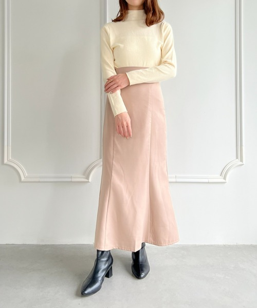 Loueme(ルエム)の「プチハイネックスムーストップス(ニット/セーター・レディース・ホワイト/ブラック/ブラウン/ピンク/アイボリー・FREE)」の21枚目の写真
