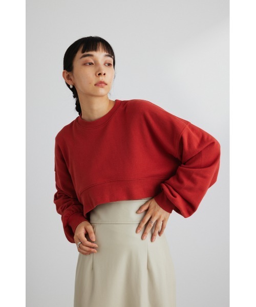 STYLEMIXER（スタイルミキサー）の「クロップドスウェットトップ