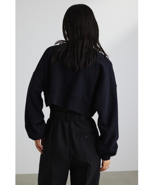 STYLEMIXER(スタイルミキサー)の「クロップドスウェットトップ(スウェット・レディース・レッド/ブラック/ホワイト・FREE)」の17枚目の写真