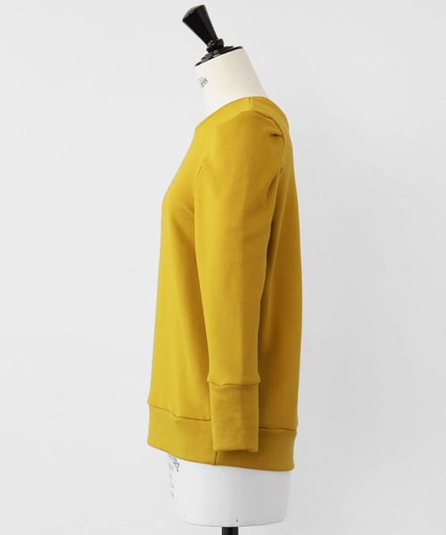 ELFRANK（エルフランク）の「パワーショルダープルオーバー（Tシャツ/カットソー・レディース・オフホワイト/ブラック/グレー/グリーン/イエロー・FREE）」の21枚目の写真