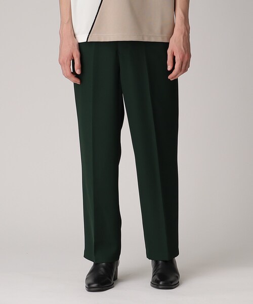 tk.TAKEO KIKUCHI（ティーケータケオキクチ）の「◆セミワイドストレートカラーパンツ（その他パンツ・メンズ・ダークグリーン/ネイビー/オフホワイト/ブラック・02/03/66）」の6枚目の写真