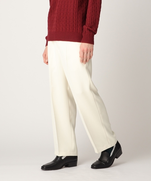 tk.TAKEO KIKUCHI（ティーケータケオキクチ）の「◆セミワイドストレートカラーパンツ（その他パンツ・メンズ・ダークグリーン/ネイビー/オフホワイト/ブラック・02/03/66）」の17枚目の写真