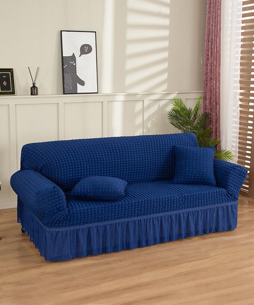 aimoha（アイモハ）の「フリルストレッチソファーカバー（ブランケット・レディース・オフホワイト/ブルー系その他/ピンク系その他2/グレー系その他2/ブラウン系その他3/グリーン系その他3/ピンク系その他/ブルー系その他2/グリーン系その他/ブラウン系その他2/グリーン系その他2/オレンジ系その他/グレー系その他/ブラウン系その他/ホワイト系その他2/オレンジ系その他2/チョコ/ライトグリーン・1/2）」の14枚目の写真