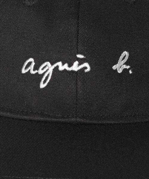agnes b.(アニエスベー)の「ベビー ロゴ刺繍 キャップ(キャップ・キッズ・ブラック・FREE)」の4枚目の写真