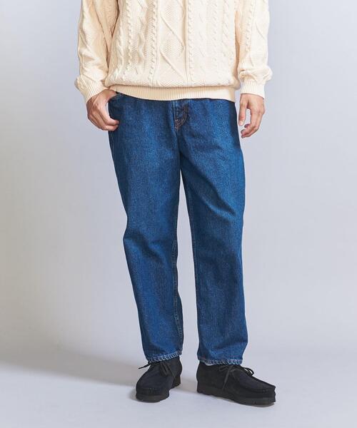 慈雨 ダークブルーバルーンパンツ 5ポケット BEAUTY&YOUTH UNITED ARROWS（ビューティーアンドユースユナイテッド