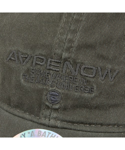 AAPE BY A BATHING APE(エーエイプバイアベイシングエイプ)の「AAPE NOW CAP(キャップ・メンズ・カーキ/ブラック×シルバー/ブラウン系その他2/ベージュ系その他2・FREE)」の18枚目の写真