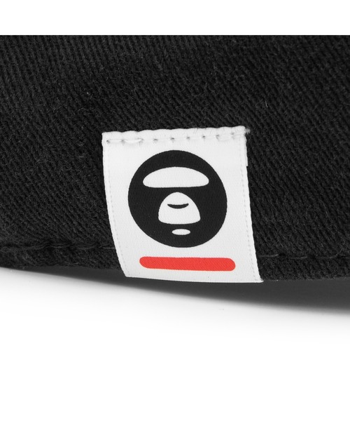 AAPE BY A BATHING APE(エーエイプバイアベイシングエイプ)の「AAPE NOW CAP(キャップ・メンズ・カーキ/ブラック×シルバー/ブラウン系その他2/ベージュ系その他2・FREE)」の6枚目の写真
