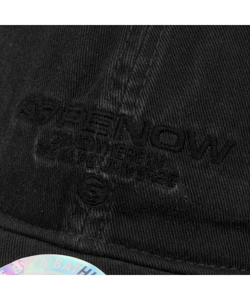 AAPE BY A BATHING APE(エーエイプバイアベイシングエイプ)の「AAPE NOW CAP(キャップ・メンズ・カーキ/ブラック×シルバー/ブラウン系その他2/ベージュ系その他2・FREE)」の8枚目の写真