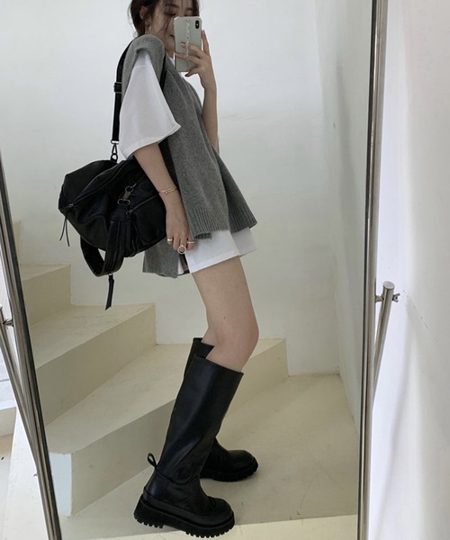 Dita Muaj.(ディータムアージュ)の「ニットベスト&トップスセット(ニット/セーター・レディース・グレー・FREE)」の16枚目の写真