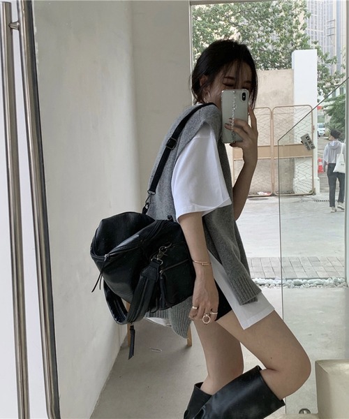 Dita Muaj.(ディータムアージュ)の「ニットベスト&トップスセット(ニット/セーター・レディース・グレー・FREE)」の9枚目の写真