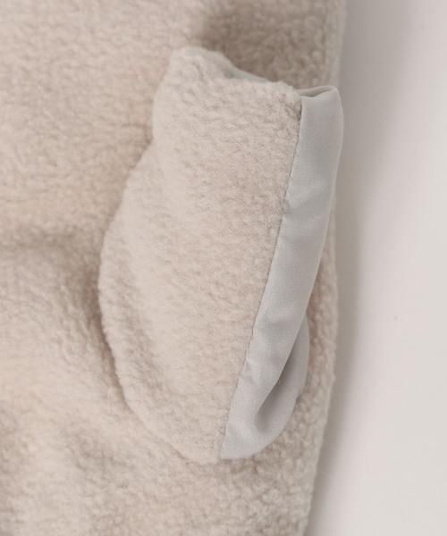 niko and...（ニコアンド）の「オリジナルエアサーマルハンドウォーマー（アームカバー・レディース・カーキ/アイボリー/ブラック・FREE）」の6枚目の写真