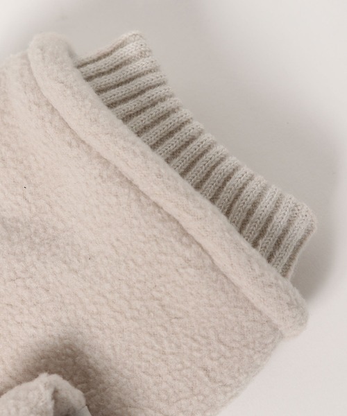 niko and...（ニコアンド）の「オリジナルエアサーマルハンドウォーマー（アームカバー・レディース・カーキ/アイボリー/ブラック・FREE）」の7枚目の写真