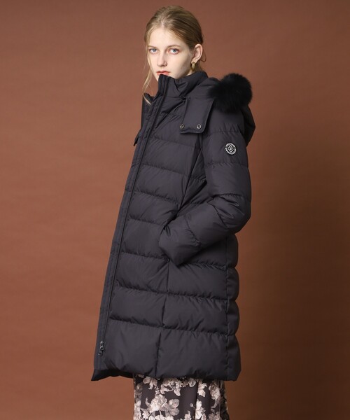 DRESSTERIOR(ドレステリア)の「 【CLASSY.12月号掲載】【軽くて暖かい/すっきり細見え】ファーロングダウンコート(ダウン ...