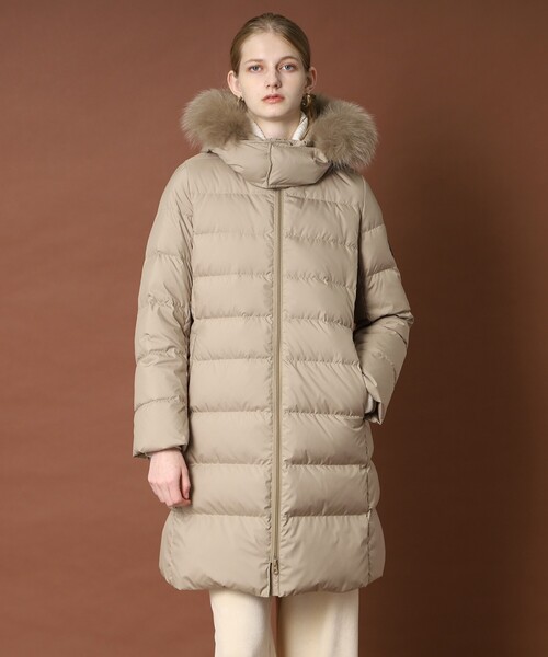 DRESSTERIOR(ドレステリア)の「【CLASSY.12月号掲載】【軽くて暖かい/すっきり細見え】ファーロングダウンコート(ダウン ...