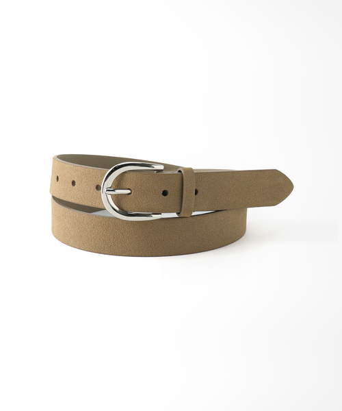 Simplicite（サンプリシテ）の「フェイクレザーベルト（ベルト・レディース・ブラック/ベージュ/アイボリー・FREE）」の3枚目の写真