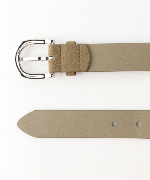 Simplicite（サンプリシテ）の「フェイクレザーベルト（ベルト・レディース・ブラック/ベージュ/アイボリー・FREE）」の7枚目の写真
