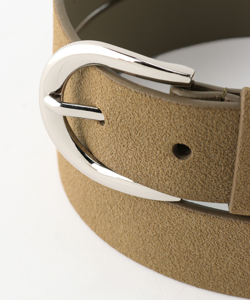 Simplicite（サンプリシテ）の「フェイクレザーベルト（ベルト・レディース・ブラック/ベージュ/アイボリー・FREE）」の10枚目の写真