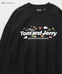 Tom＆Jerry（トムアンドジェリー）の「【TOM＆JERRY/トムとジェリー】キャラクター ロゴ刺繍 スウェット/ ビッグシルエット/裏起毛（スウェット・メンズ）」