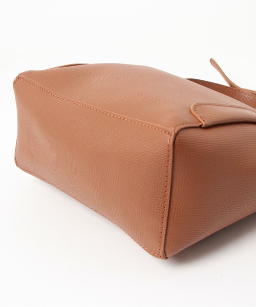 ap retro（アプレトロ）の「スクエア２WAYバッグ（ハンドバッグ・レディース・ブラウン/グレイッシュベージュ/ブラック/アイボリー/ダークブラウン・FREE）」の13枚目の写真