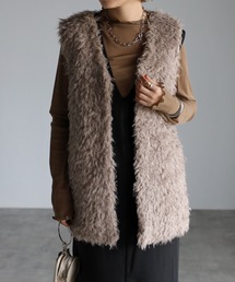 UNFIELD | 【UNFIELD】シャギーベスト(ベスト)