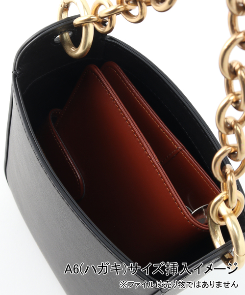 ORSETTO（オルセット）の「ORSETTO チェーンボックスバッグ（ハンドバッグ・レディース・アイボリー/ブラック・FREE）」の3枚目の写真