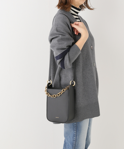 ORSETTO（オルセット）の「ORSETTO チェーンボックスバッグ（ハンドバッグ・レディース・アイボリー/ブラック・FREE）」の22枚目の写真