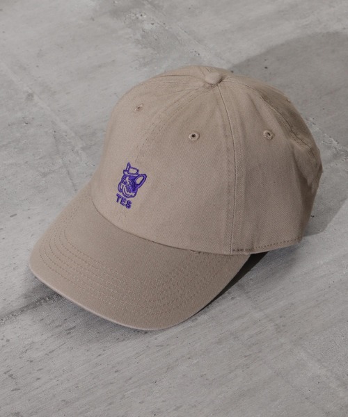 The Endless Summer（エンドレスサマー）の「TES BUHI EMB LOW CAP / キャップ（キャップ・メンズ・ベージュ/ライトグレー/A/チャコール/サックスブルー/パープル/ブラック/ネイビー/オリーブ/ブルー/サーモンピンク/ダークオレンジ・FREE）」の5枚目の写真