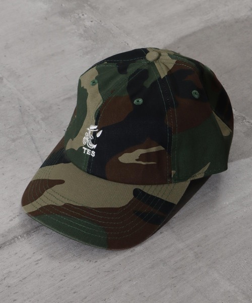 The Endless Summer（エンドレスサマー）の「TES BUHI EMB LOW CAP / キャップ（キャップ・メンズ・ベージュ/ライトグレー/A/チャコール/サックスブルー/パープル/ブラック/ネイビー/オリーブ/ブルー/サーモンピンク/ダークオレンジ・FREE）」の12枚目の写真